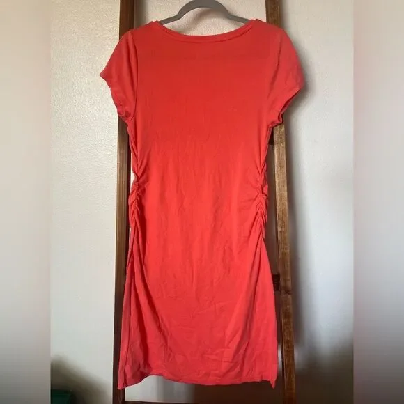 Liz Lange Coral Maternity Dress - Picture 2 of 3